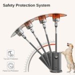 EAST OAK 48,000 BTU Outdoor Patio Heater