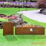 SereneLife 54" Outdoor Propane Fire Pit Table