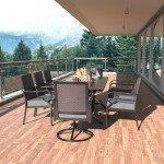 9-Piece Outdoor Dining Set with Swivel Chairs