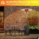 Hykolity 50,000 BTU Patio Heater with Table