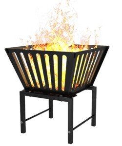 Portable 17-Inch Outdoor Fire Pit for Camping