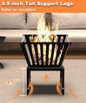 Portable 17-Inch Outdoor Fire Pit for Camping