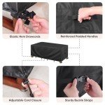 Heavy Duty Waterproof Patio Furniture Covers (Black)
