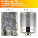 Hykolity 50,000 BTU Patio Heater with Table