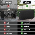 Waterproof Cover for 7-Piece Bar Height Dining Set