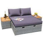 Greesum Outdoor Sectional Sofa and Chaise Lounge Set