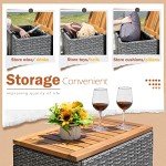 Greesum Outdoor Sectional Sofa and Chaise Lounge Set
