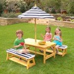 KidKraft Kids Outdoor Patio Table with Umbrella