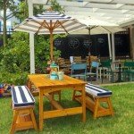 KidKraft Kids Outdoor Patio Table with Umbrella