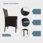 Gotland 10-Piece Rattan Patio Dining Set - Blue