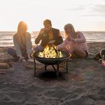 Chrome Grill Patio Fire Pit Charm