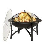 Chrome Grill Patio Fire Pit Charm