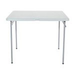 Light Grey 5-Piece Folding Table and Chair Set