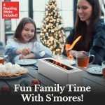 Houswise Portable Tabletop Fire Pit for S'mores