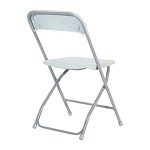 Light Grey 5-Piece Folding Table and Chair Set
