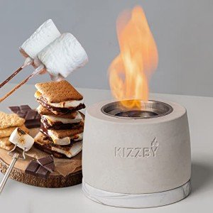 Portable Concrete Tabletop Fire Pit Bowl