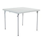 Light Grey 5-Piece Folding Table and Chair Set