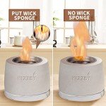 Portable Concrete Tabletop Fire Pit Bowl