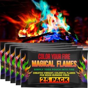 Color Changing Fire Packets - 25 Pack