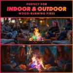 Color Changing Fire Packets - 25 Pack