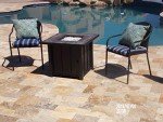Hiland 40,000 BTU Square Propane Fire Pit