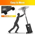 Hykolity 50,000 BTU Patio Heater with Table