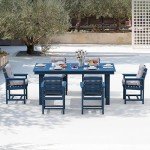 6-Person Outdoor Dining Set with Cushions