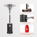 Hykolity 50,000 BTU Patio Heater with Table
