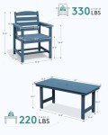 6-Person Outdoor Dining Set with Cushions