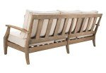 Martinique Natural & White Outdoor Patio Sofa