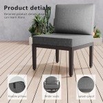 14-Piece Modular Outdoor Patio Furniture Set