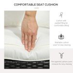 Comfortable Cream Adirondack Patio Chair with Cushions