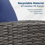 Wisteria Lane 4-Piece Outdoor Wicker Furniture Set
