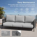 East Oak Outdoor Sofa with Thick Cushions