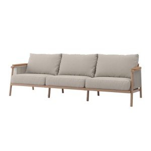 Modern Aluminum Outdoor Patio Sofa with Cushions