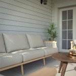 Modern Aluminum Outdoor Patio Sofa with Cushions