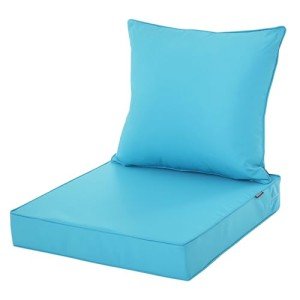Teal Outdoor Cushions for Deep Seat Furniture