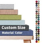 Customizable Outdoor Bench Cushion - Waterproof & Non-Slip