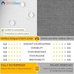 Customizable Outdoor Bench Cushion - Waterproof & Non-Slip