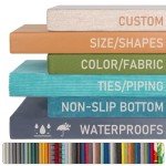 Custom Bench Cushion for Indoor & Outdoor Use