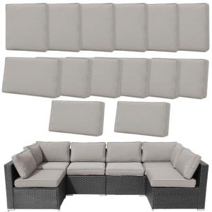 14-Piece Outdoor Sofa Cushion Cover Set