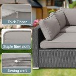 14-Piece Outdoor Sofa Cushion Cover Set