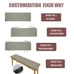 Custom Bench Cushion for Bay Window or Patio