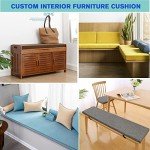 Custom Bench Cushion for Indoor/Outdoor Use