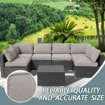 14-Piece Outdoor Sofa Cushion Cover Set