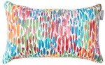 Blue Zinnia Lumbar Throw Pillows, 2-Pack