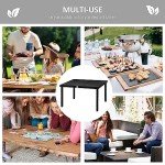 Rectangular Outdoor Dining Table for 6 People