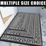 Heavy Duty Welcome Mat for Indoor and Outdoor