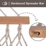 SUNCREAT Double Rope Hammock with Spreader Bar