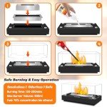 Tabletop Fire Pit for Indoor and Outdoor Use